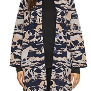 See by Chloe Horse pattern Long Wool Knit Cardigan
Size small.